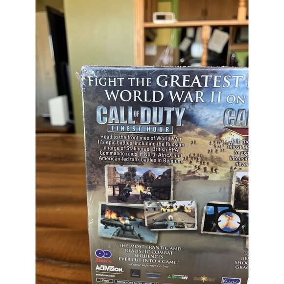 PS2 Call of Duty Legacy Activision 2007 (Finest Hour & Big Red One) NEW/SEALED - Picture 14 of 16